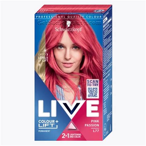 schwarzkopf live|live pink hair dye permanent.